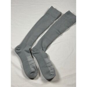 Tommy Copper Compression Socks 2 Pair Pack Gray Athletic Support NWOT OSFM